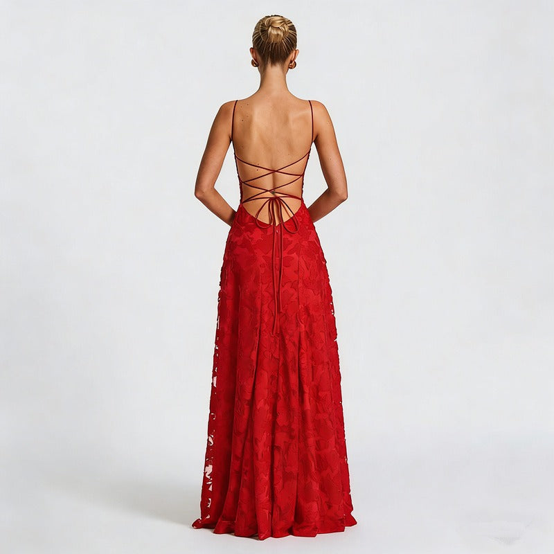 SOFIA | Robe longue élégante en dentelle