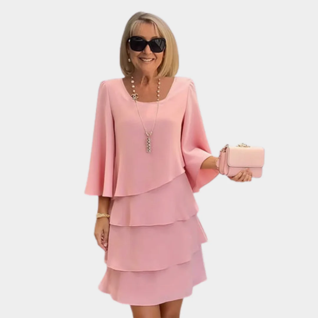 Linda | Robe élégante à volants