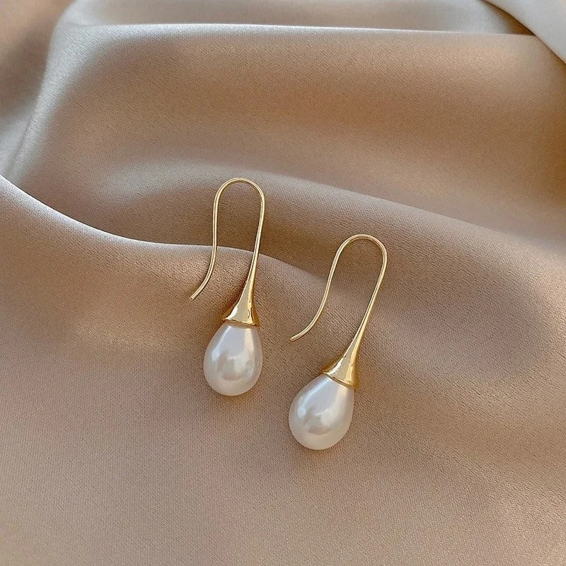 Boucles d'oreilles classiques à perles