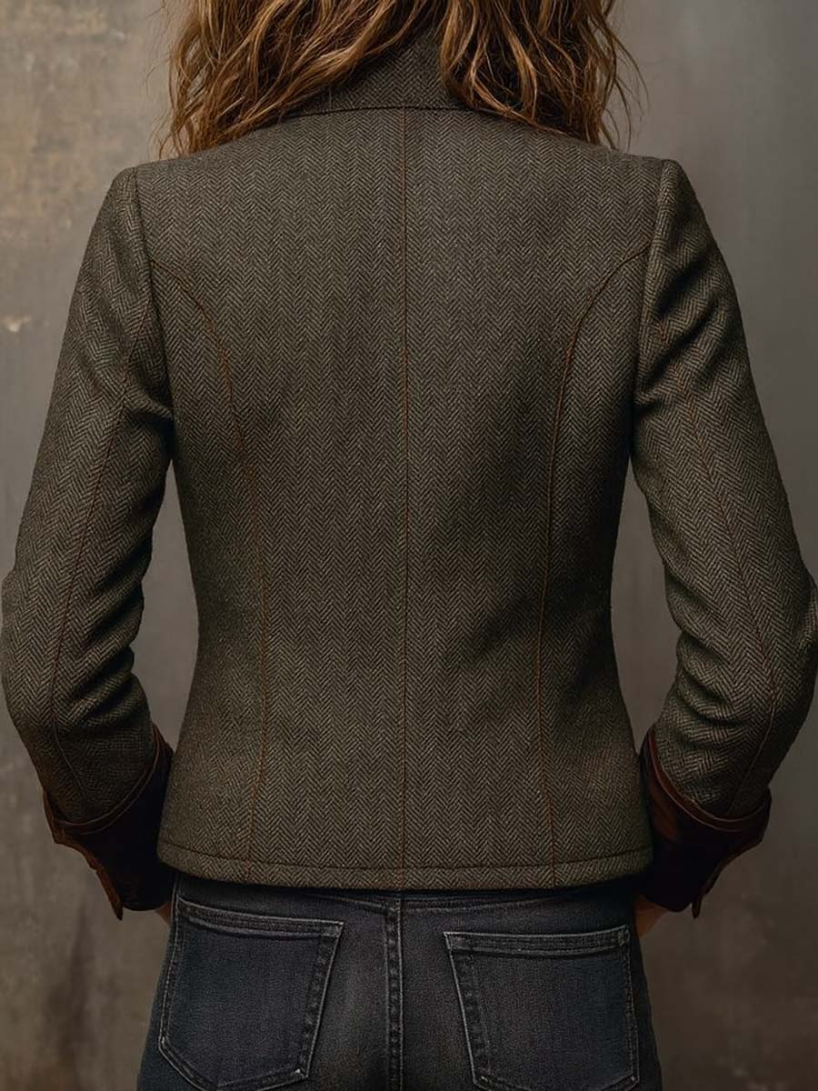 Evangeline | Veste en chevrons