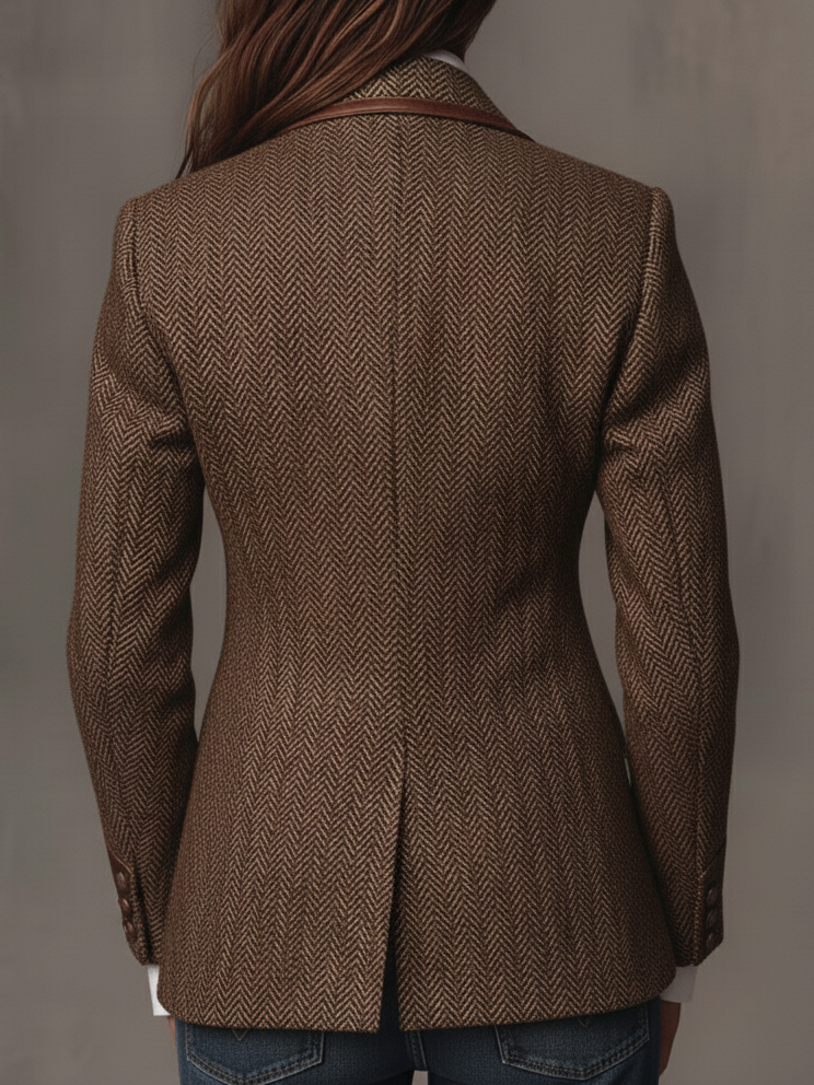 Georgette | Blazer en chevrons