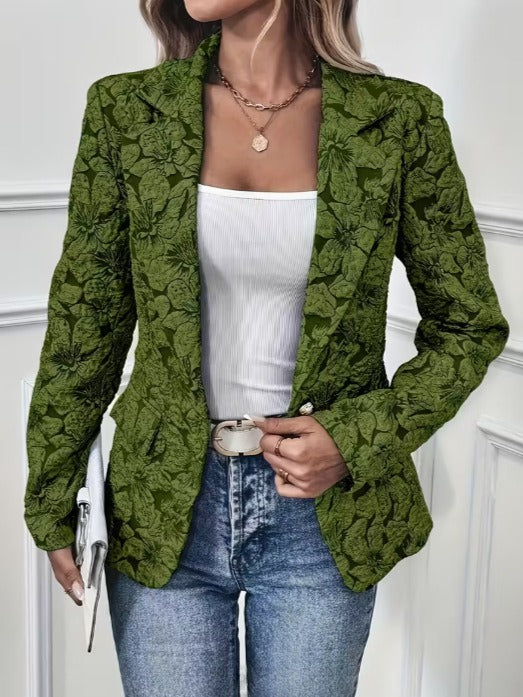 Loretta | Blazer en jacquard floral