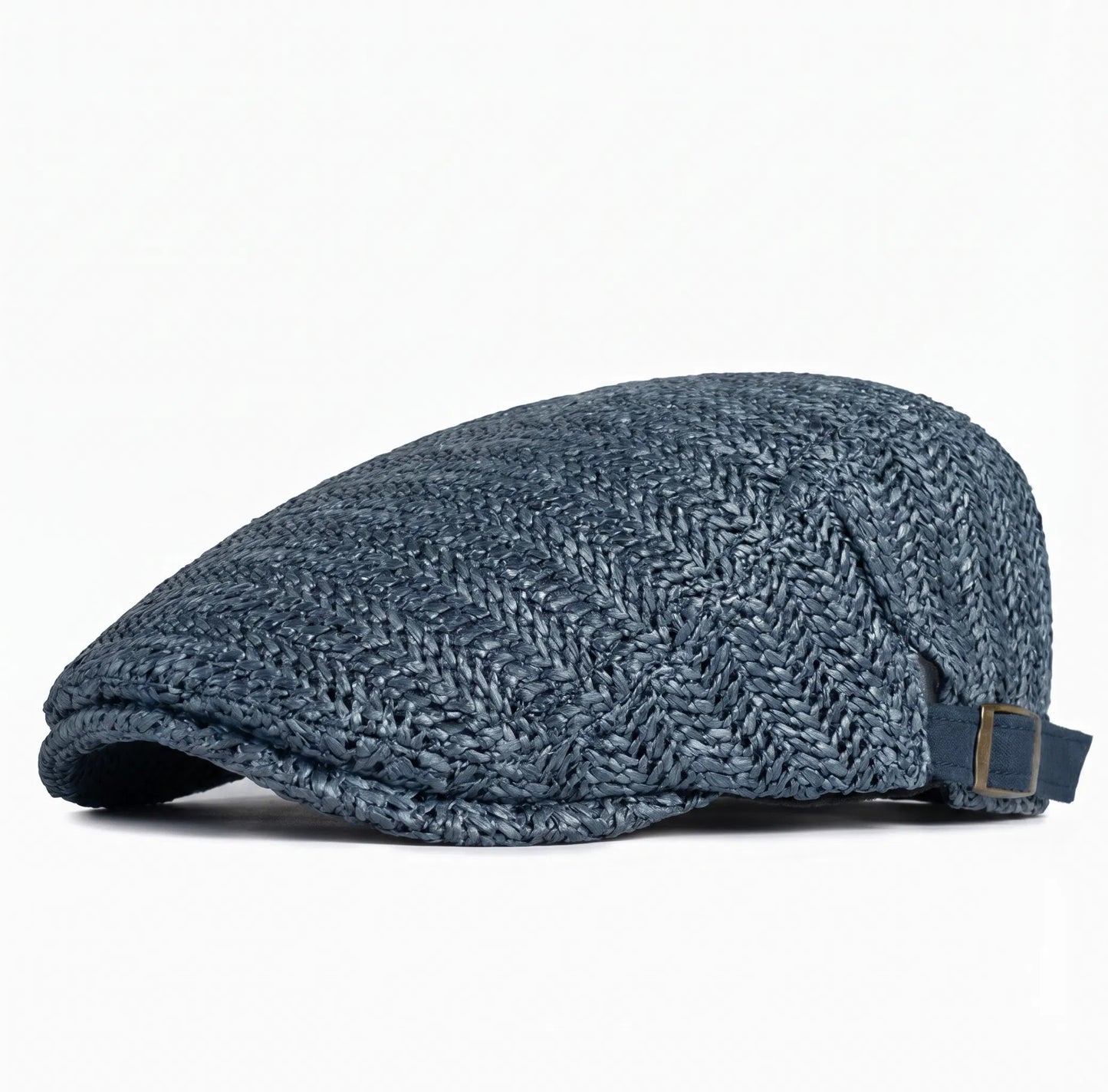 Salvatore — Casquette plate d'été en paille